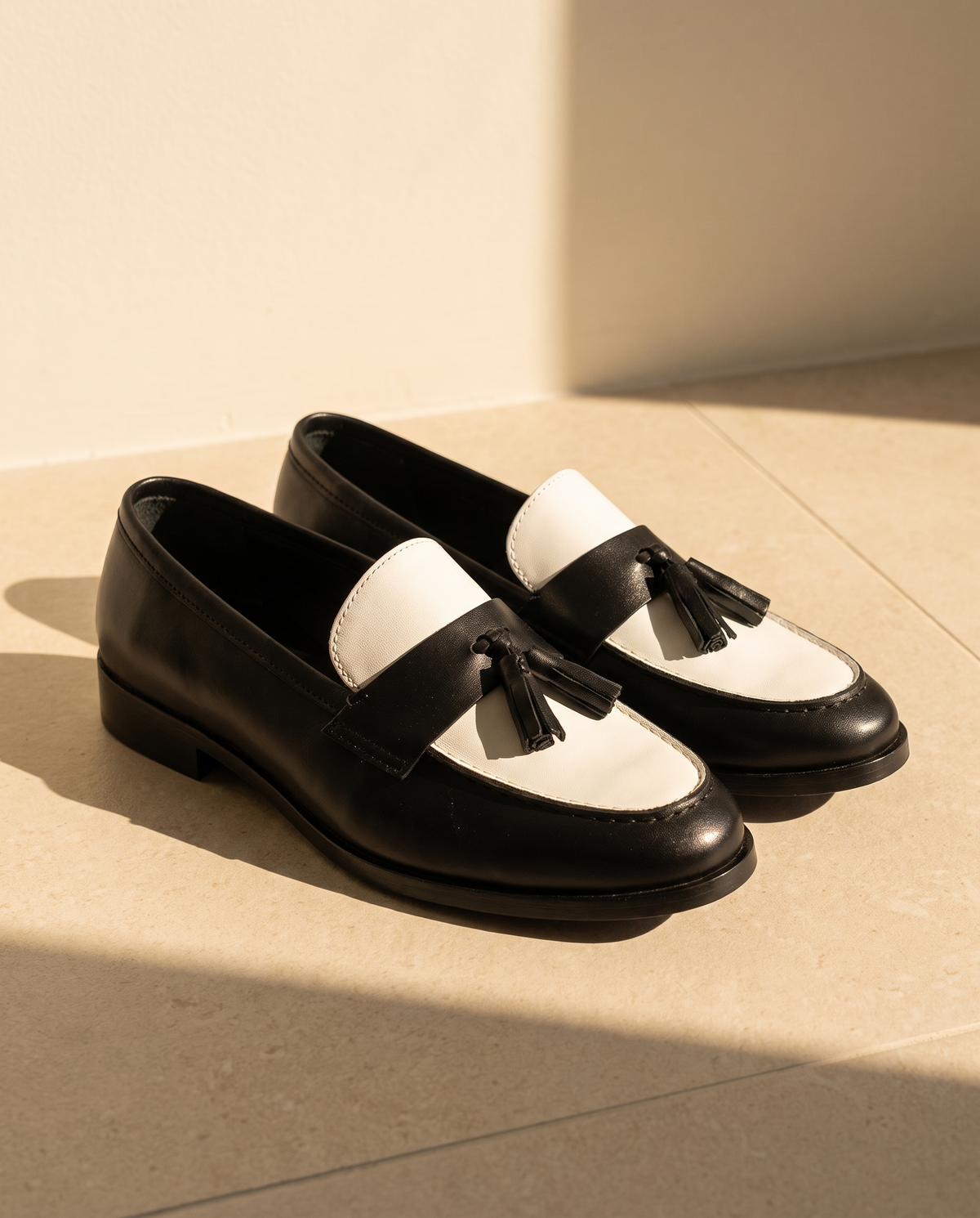 MANAE NOIR - MOCASSIN