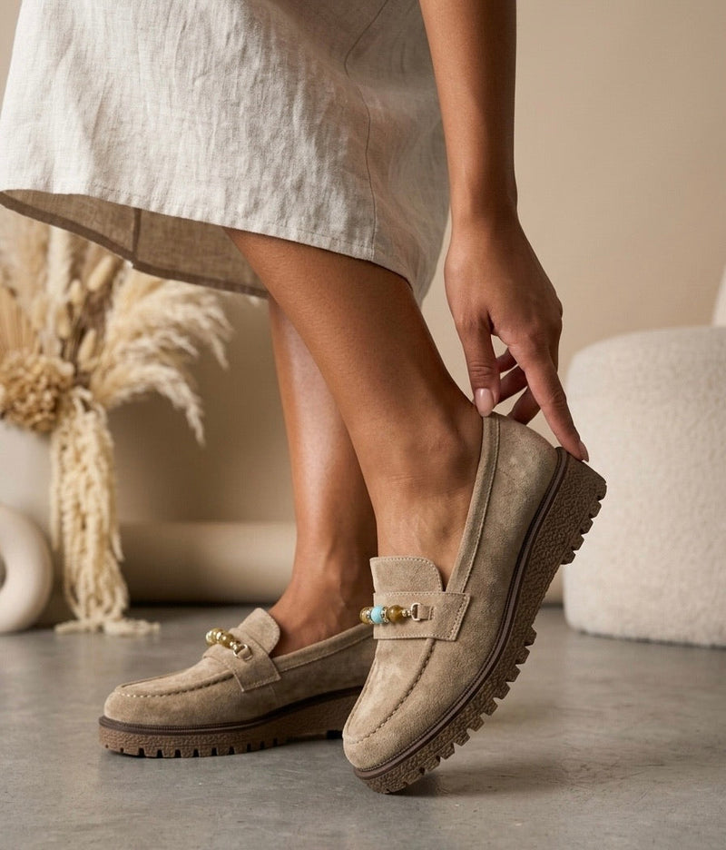 MOCASSIN MARILOU TAUPE - POTI PATI BY ANDRE