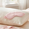Masque de nuit en soie - Ysia Rose vichy - 8.5 x 20.5 cm - MASQUE DE NUIT