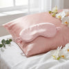 Masque de nuit en soie - Ysia Rose vichy - 8.5 x 20.5 cm - MASQUE DE NUIT