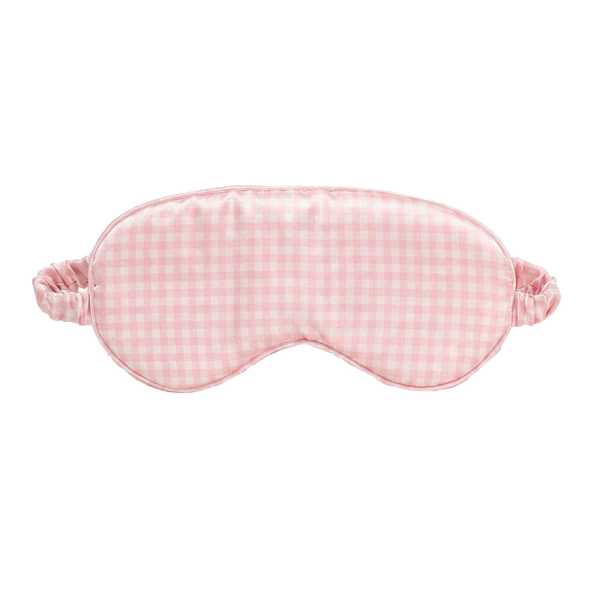 Masque de nuit en soie - Ysia Rose vichy - 8.5 x 20.5 cm - MASQUE DE NUIT