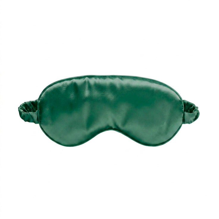 Masque de nuit en soie - Ysia Vert sauge - 8.5 x 20.5 cm - MASQUE DE NUIT