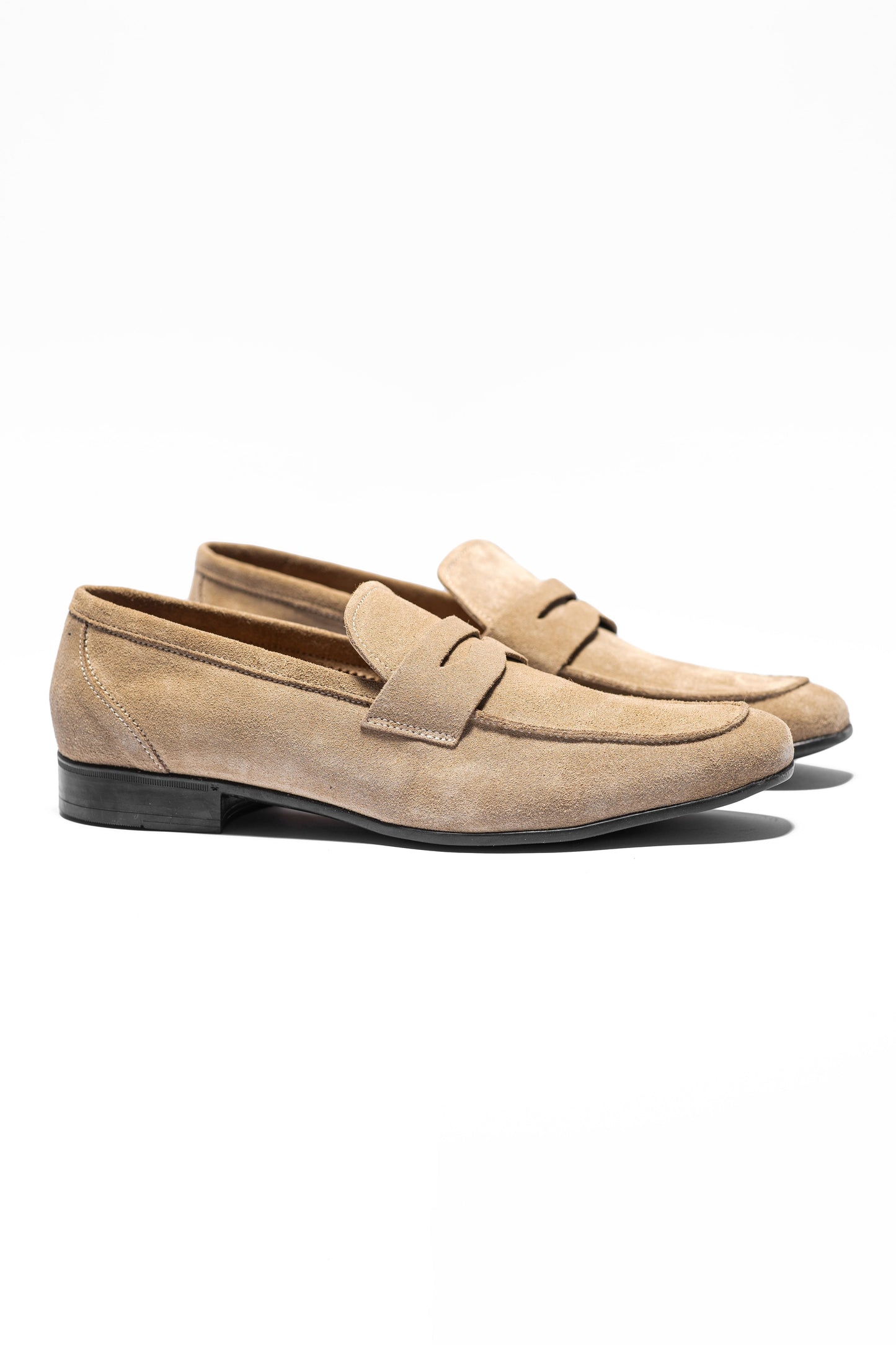 MICHAELA BEIGE SUEDE - MOCASSIN