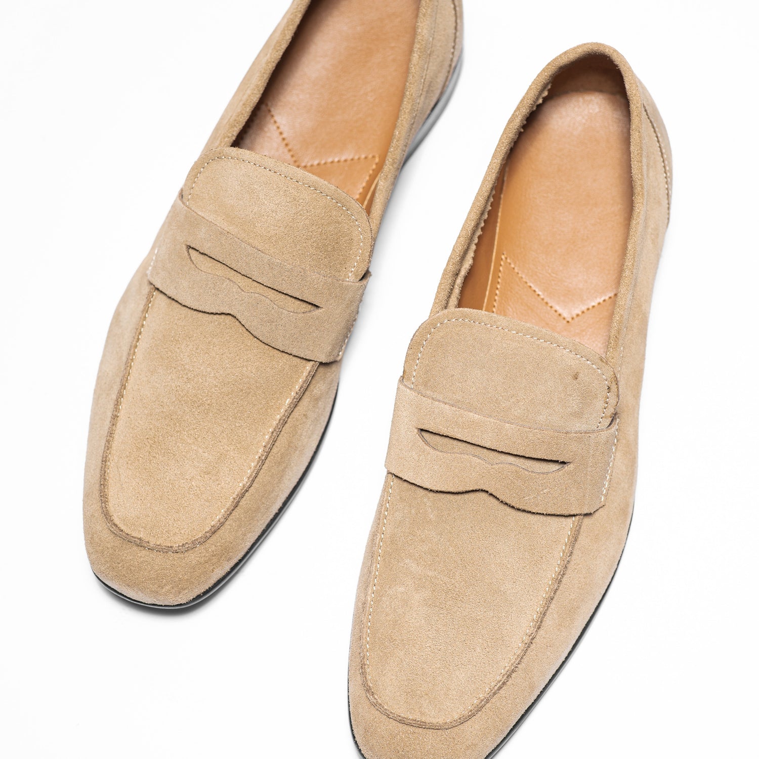 MICHAELA BEIGE SUEDE - MOCASSIN