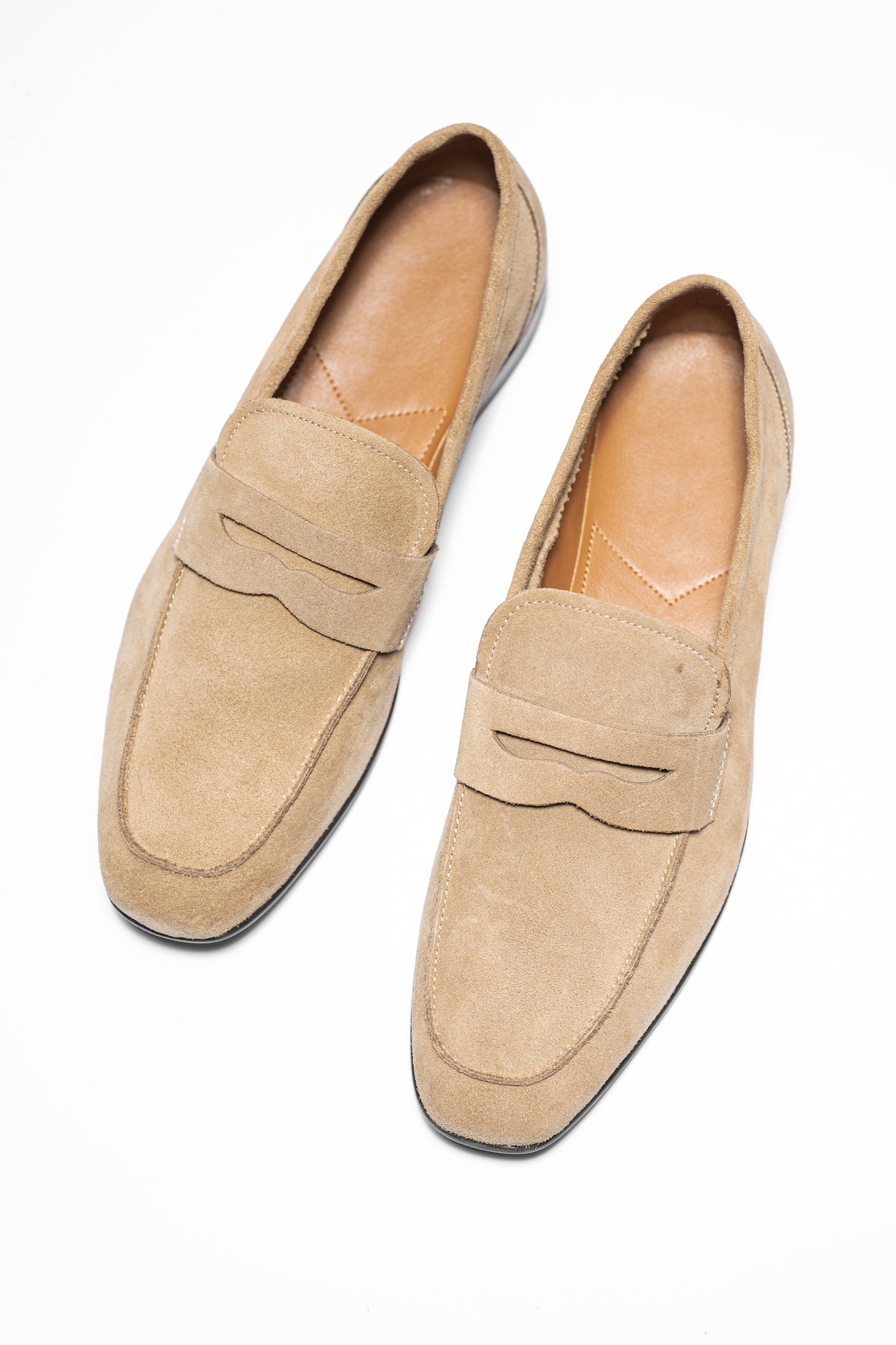 MICHAELA BEIGE SUEDE - MOCASSIN