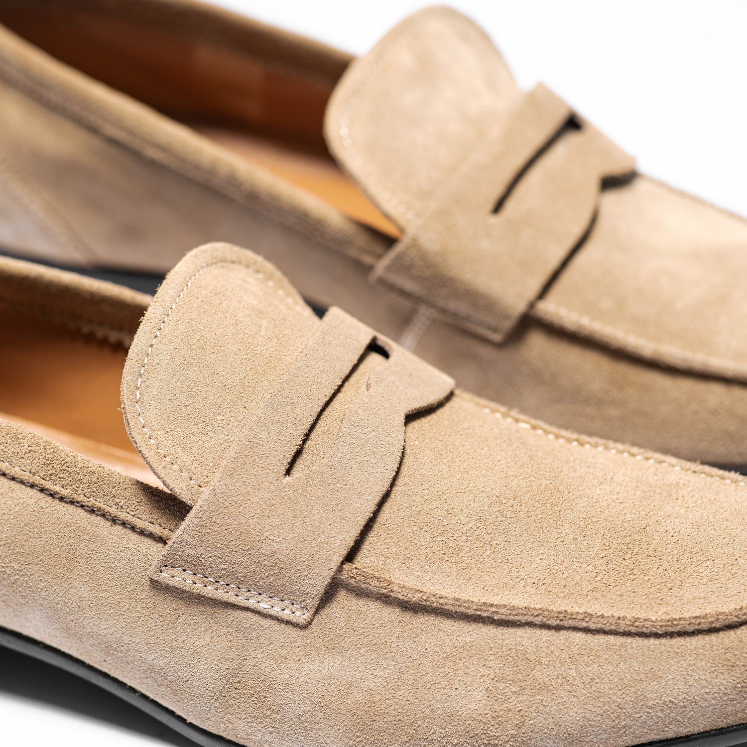 MICHAELA BEIGE SUEDE - MOCASSIN