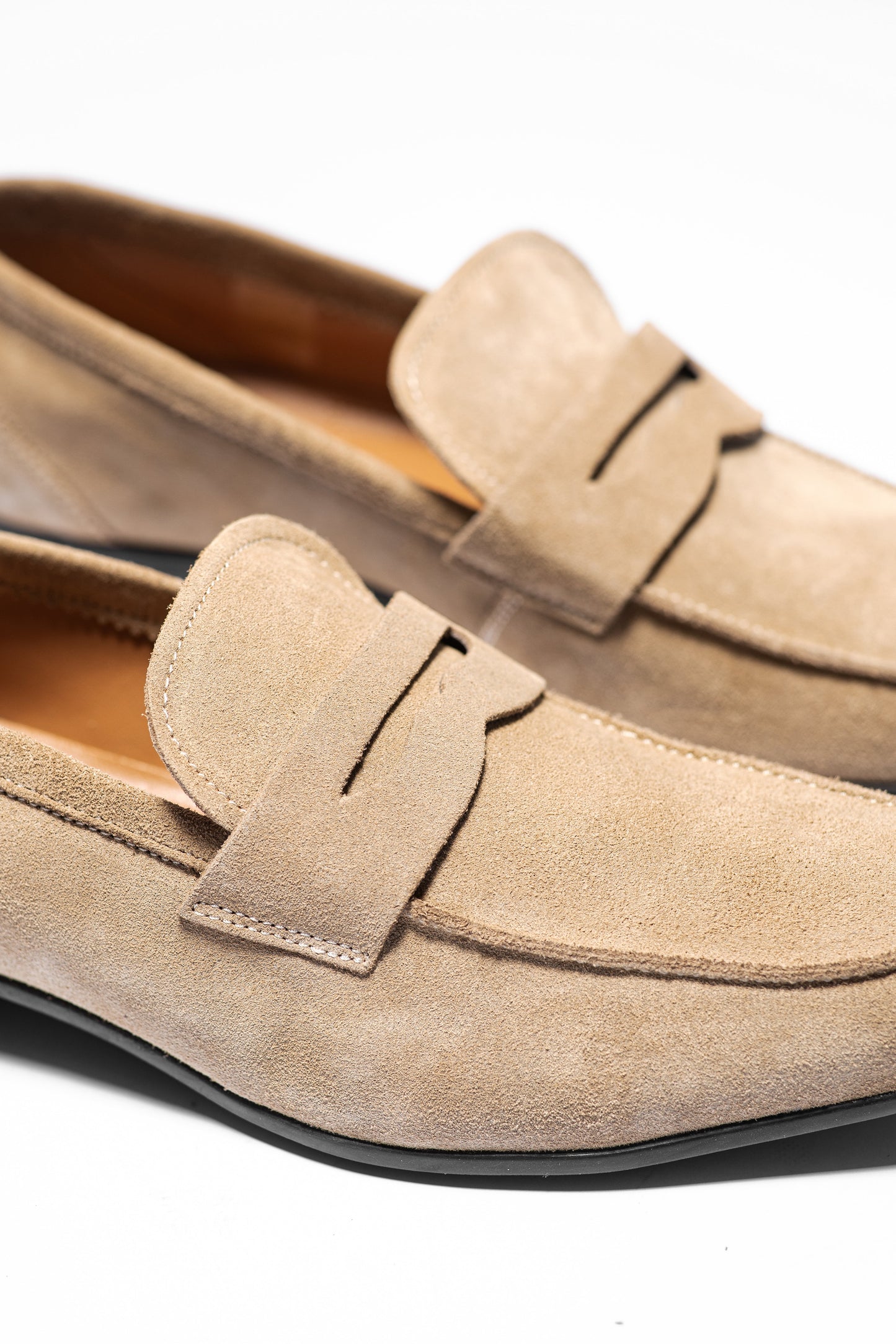 MICHAELA BEIGE SUEDE - MOCASSIN