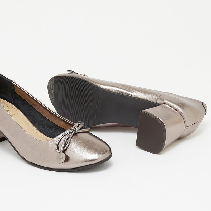 NAILA GUN METAL - BALLERINE