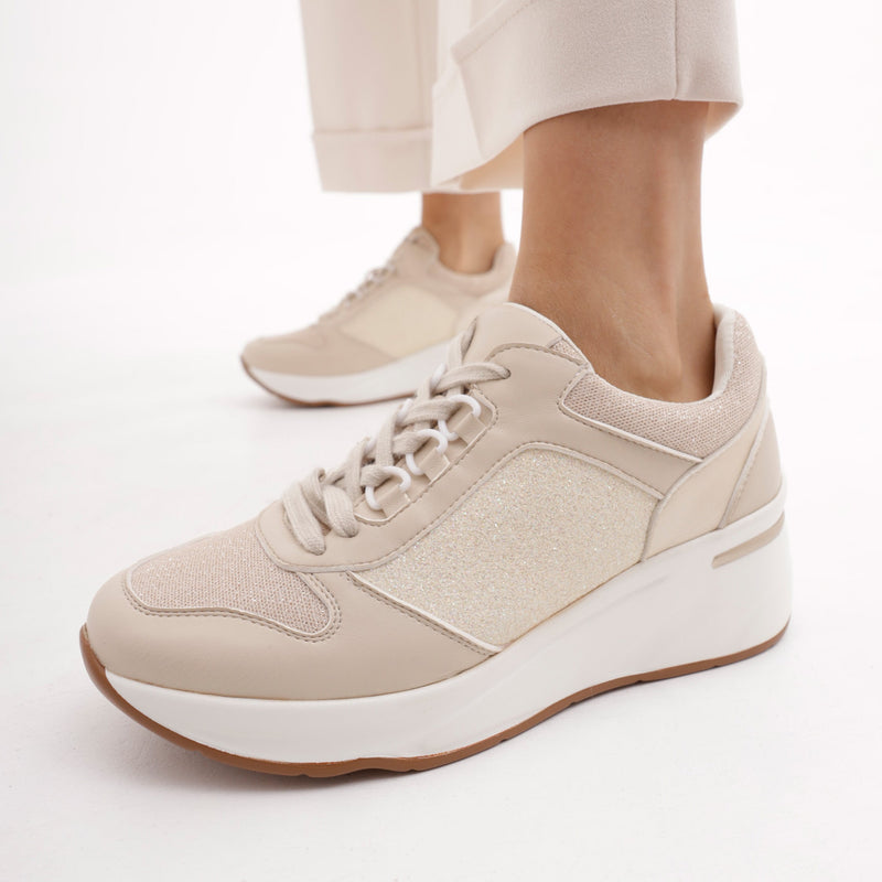 NEVIO BEIGE - BASKETS