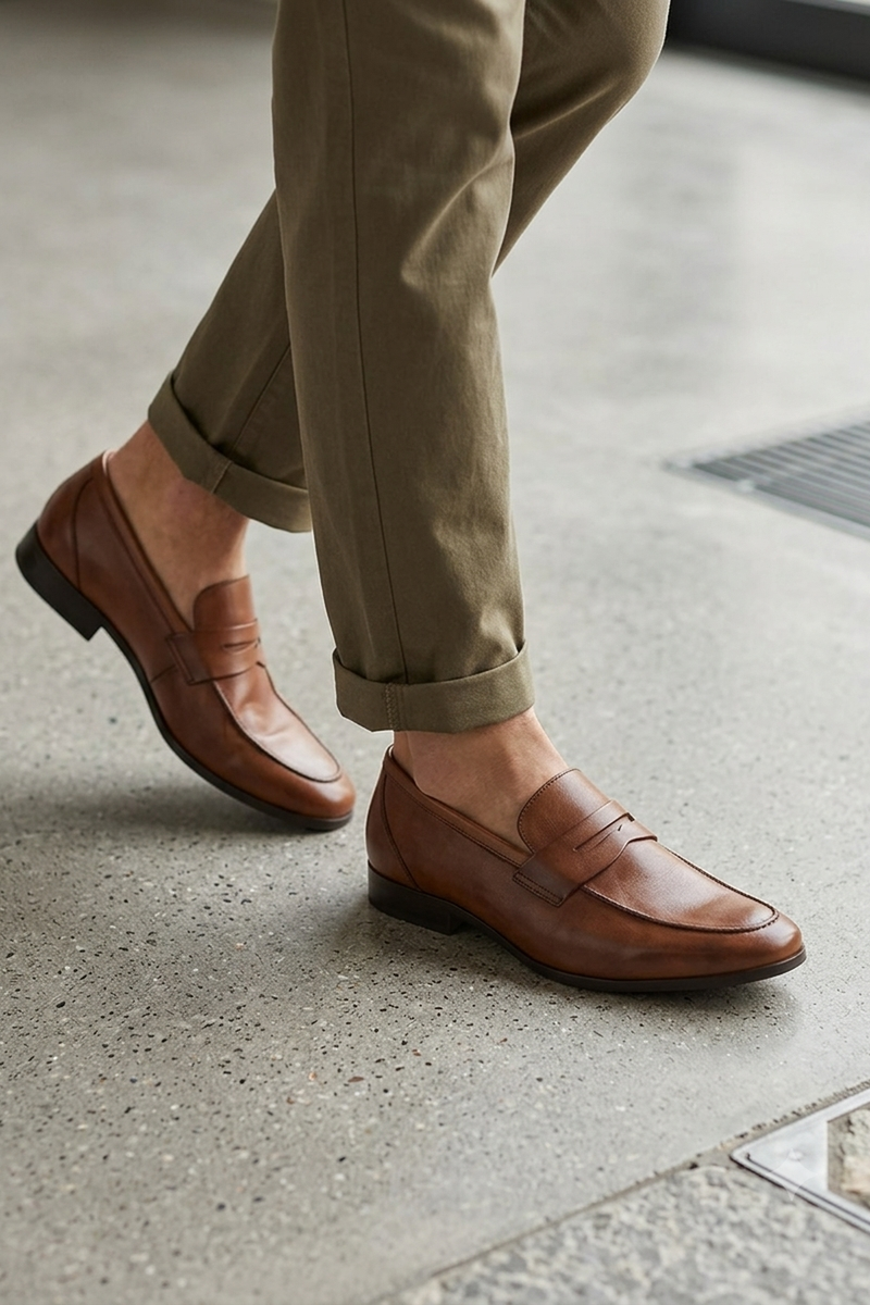 NEWINGTON MARRON porté