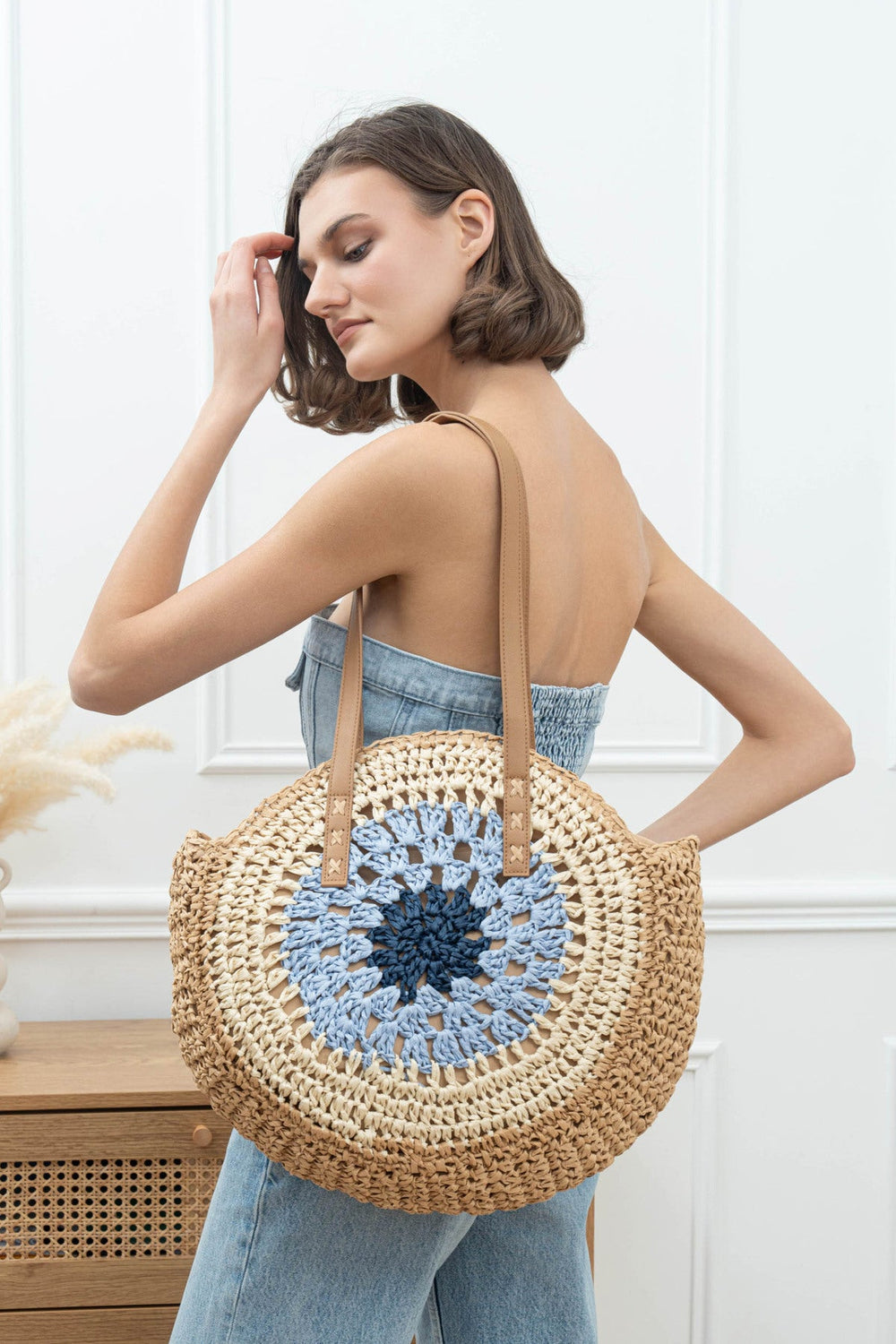 NISSA BEIGE / BLEU - TU - SAC