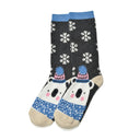 Longues chaussettes Ours hiver - Gris foncé