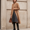 Botte PHILIPPINE noir portée avec sac, silhouette en pied