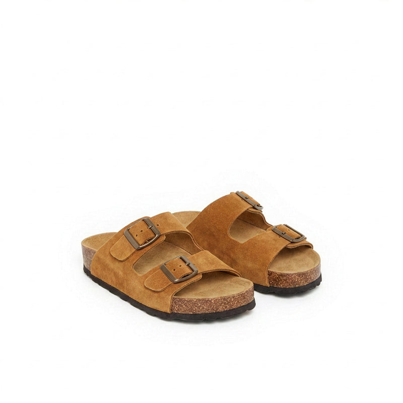 PHINICIA CAMEL SUEDE - MULE