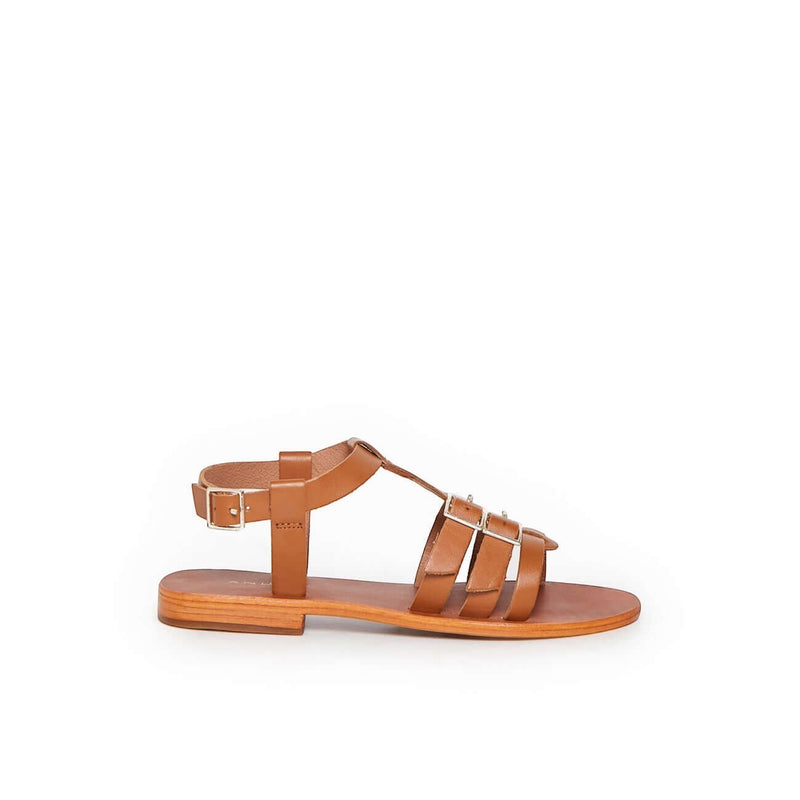 SANDALE PLUMETTE CAMEL - André