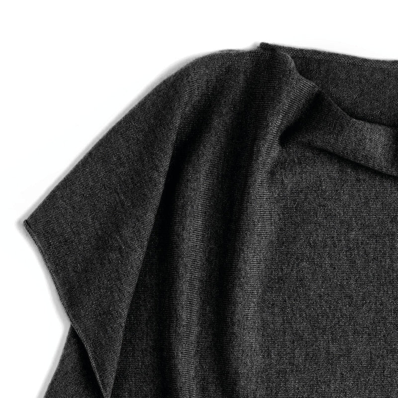 Poncho cachemire - Noir - CXL by Christian Lacroix Maison