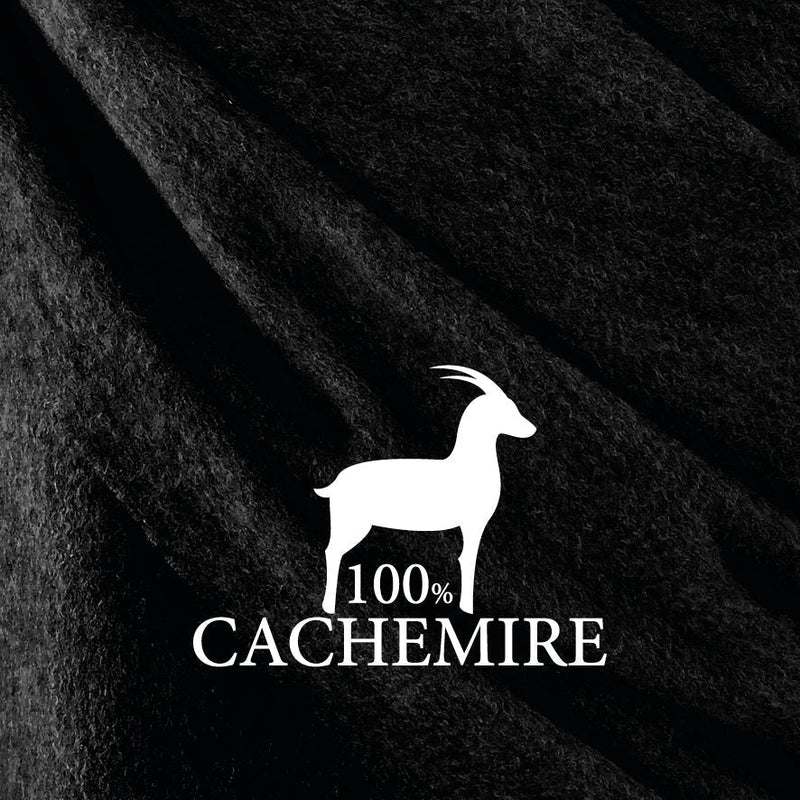 Poncho cachemire - Noir - CXL by Christian Lacroix Maison