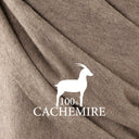 Poncho cachemire - Taupe - CXL by Christian Lacroix Maison