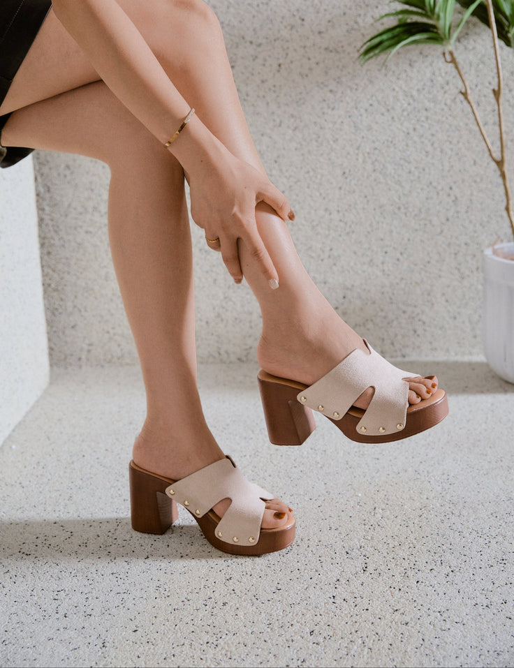 RAFAELA BEIGE - MULE