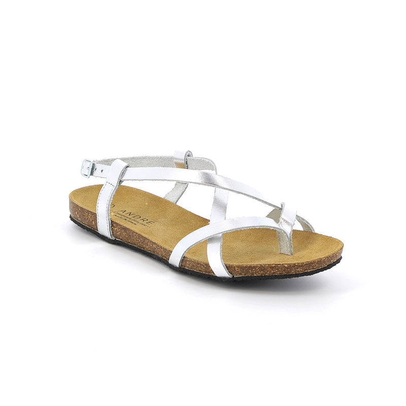 RATTAOUY ARGENT - SANDALE