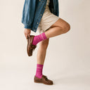 Chaussettes à paillettes Rêveuse - Fuchsia