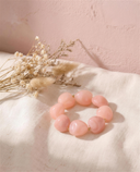 Bracelet solidaire Roselyne rose