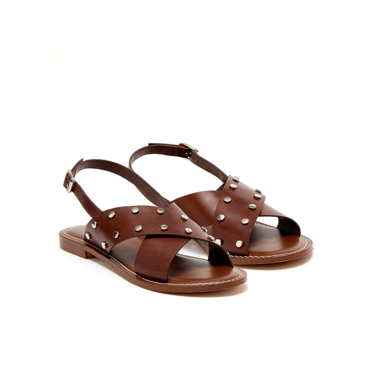 SERINGATANE CHOCOLAT CLOUS - SANDALE