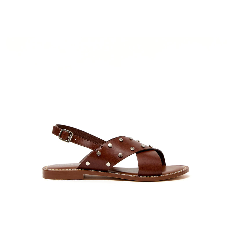 SERINGATANE CHOCOLAT CLOUS - SANDALE