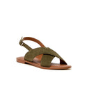 SERINGATANE KAKI SUEDE - SANDALE