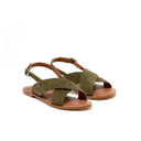SERINGATANE KAKI SUEDE - SANDALE