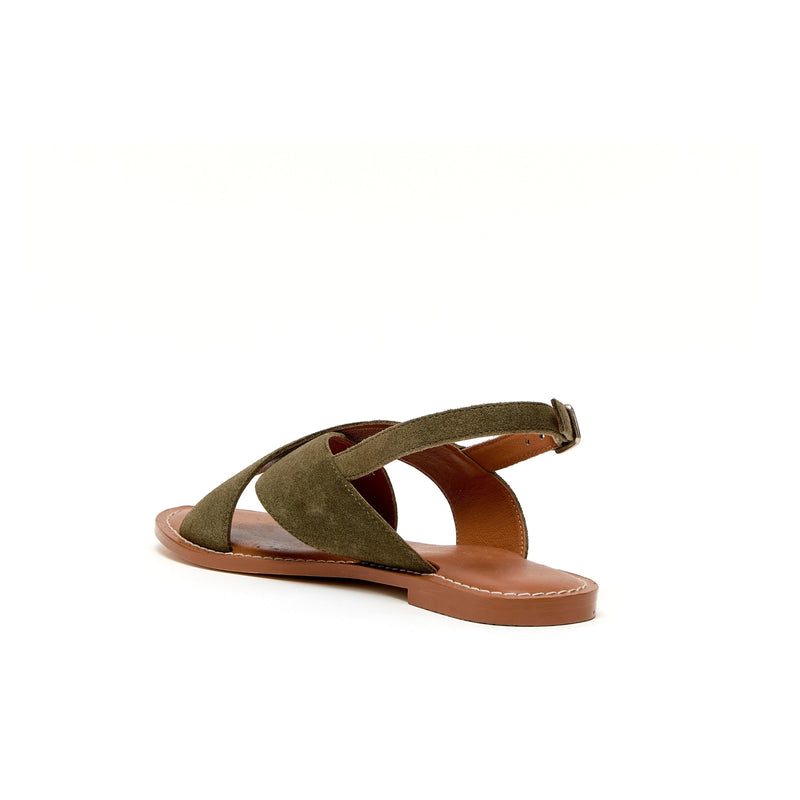 SERINGATANE KAKI SUEDE - SANDALE