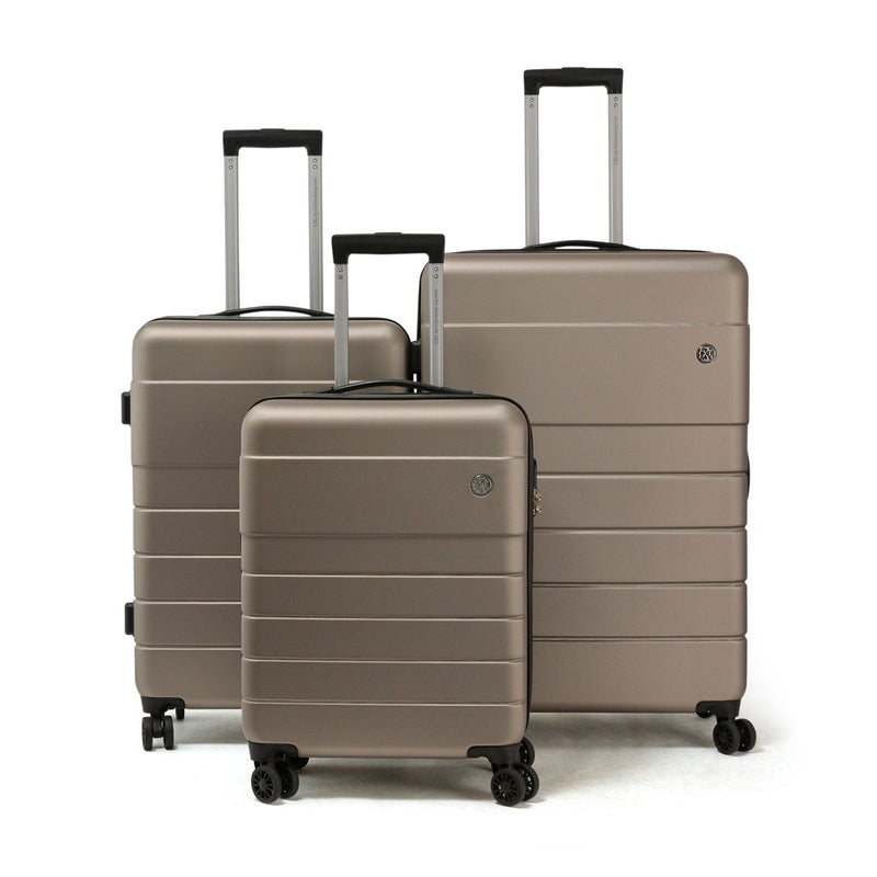 Set de 3 valises rigides avec 4 roulettes - Toulouse Gris doux - CXL by Christian Lacroix Maison