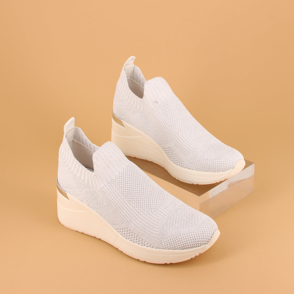 BASKETS SHAKI BLANC - André