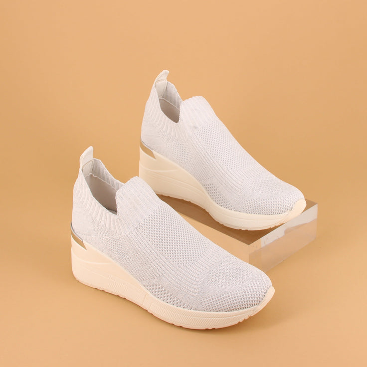 BASKETS SHAKI BLANC - André