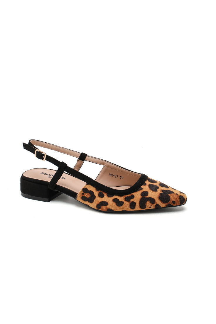SILKE LEOPARD - SLINGBACK