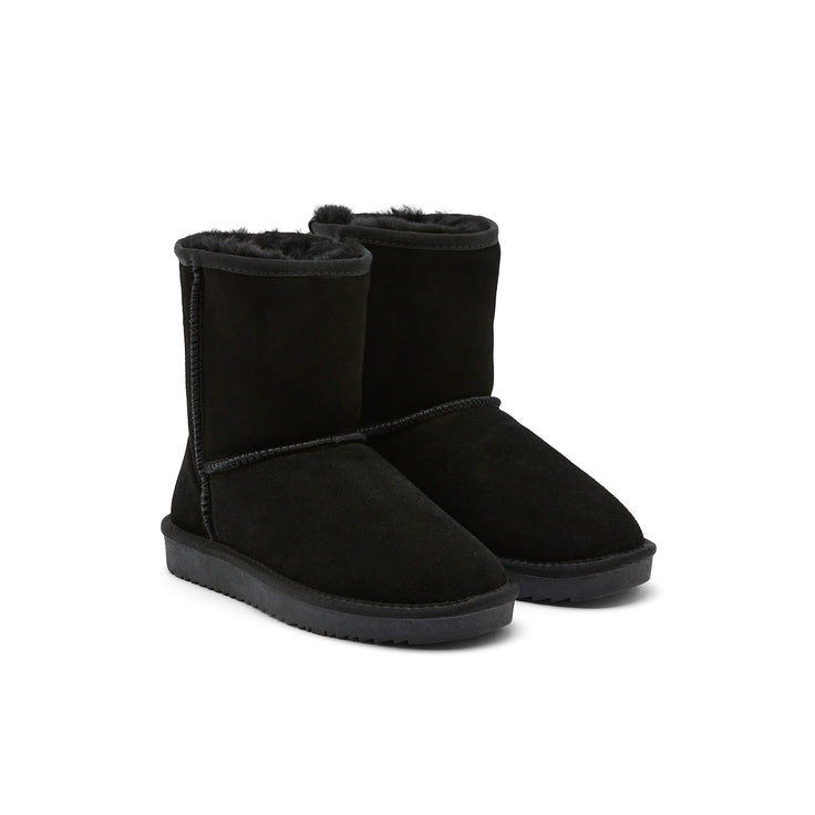 SNOWBALL NOIR TEXTILE - BOOTS FOURREES