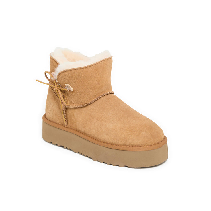 SNOWBOW CAMEL - BOOTS FOURREES