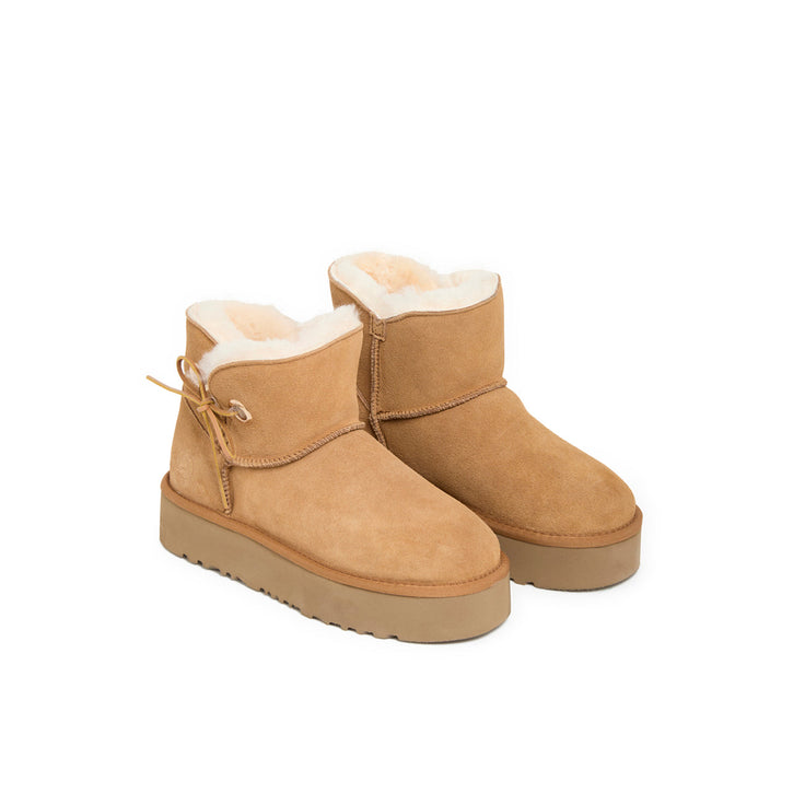 SNOWBOW CAMEL - BOOTS FOURREES