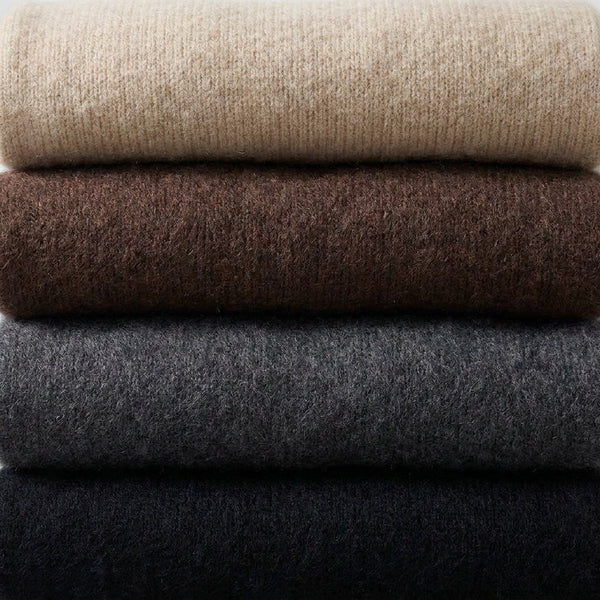 SOLENNE - MELANGE KID MOHAIR ET LAINE - BEIGE - TU - PULL