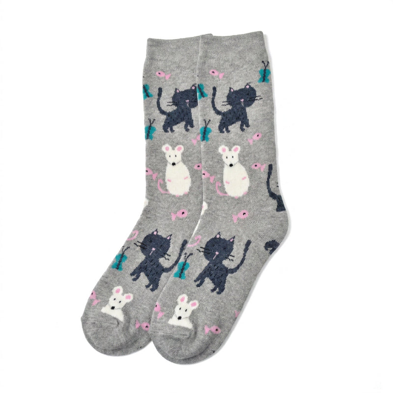 Longues chaussettes Souris - Gris