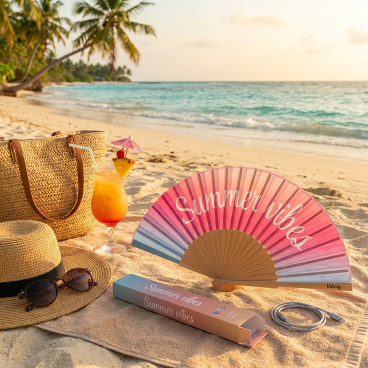 SUMMER VIBES ROSE - TU - EVENTAIL