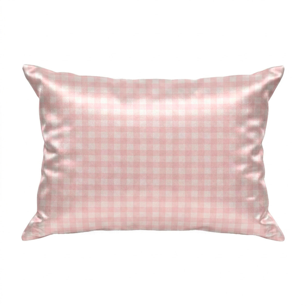 Taie d’oreiller en soie - Lunéia Rose vichy - TAIES
