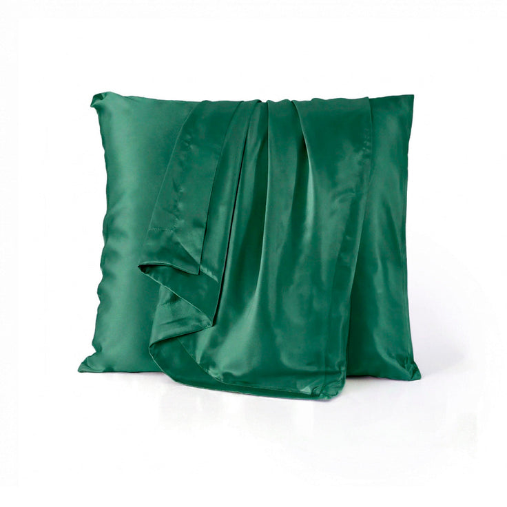 Taie d’oreiller en soie - Lunéia Vert sauge - TAIES
