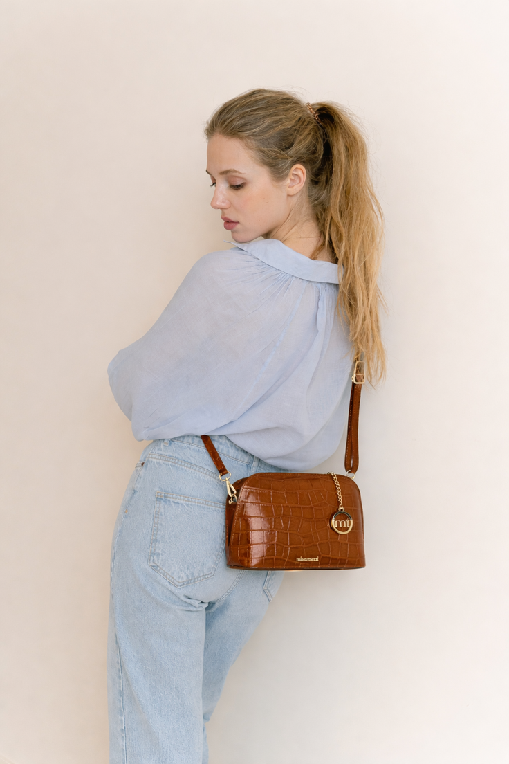 VANESSA CAMEL CROCO - TU - MAROQUINERIE