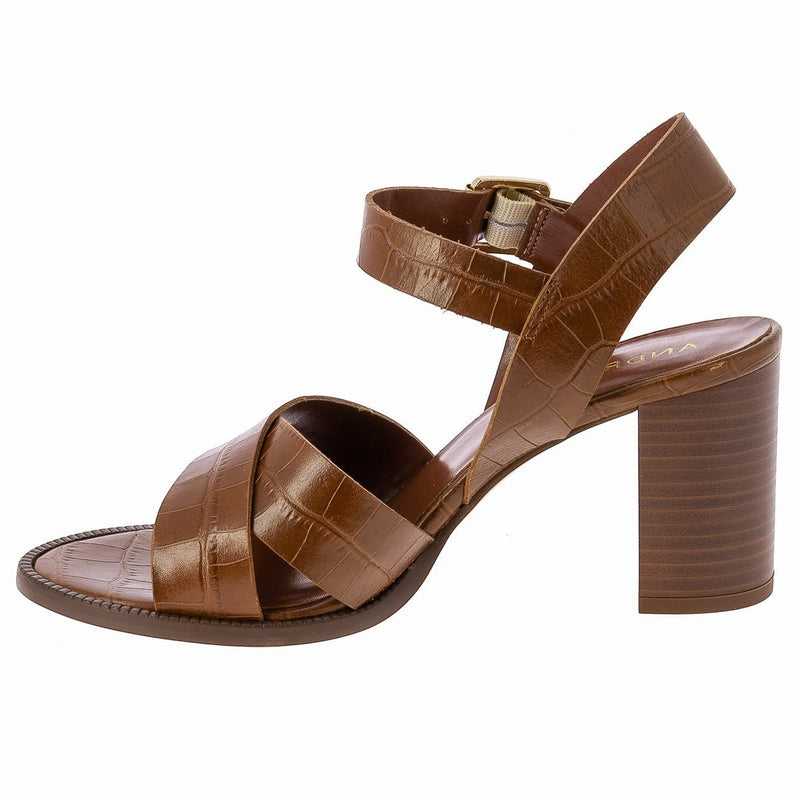 SANDALE VELOUTINE COGNAC - André