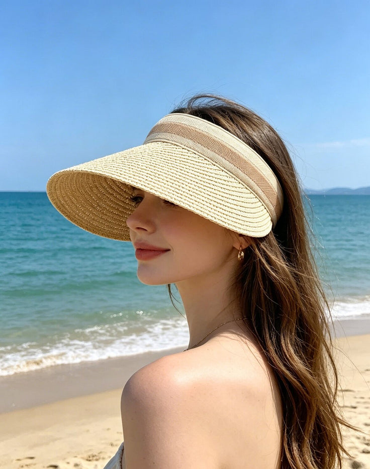 VISIÈRE BEIGE - TU - CHAPEAU