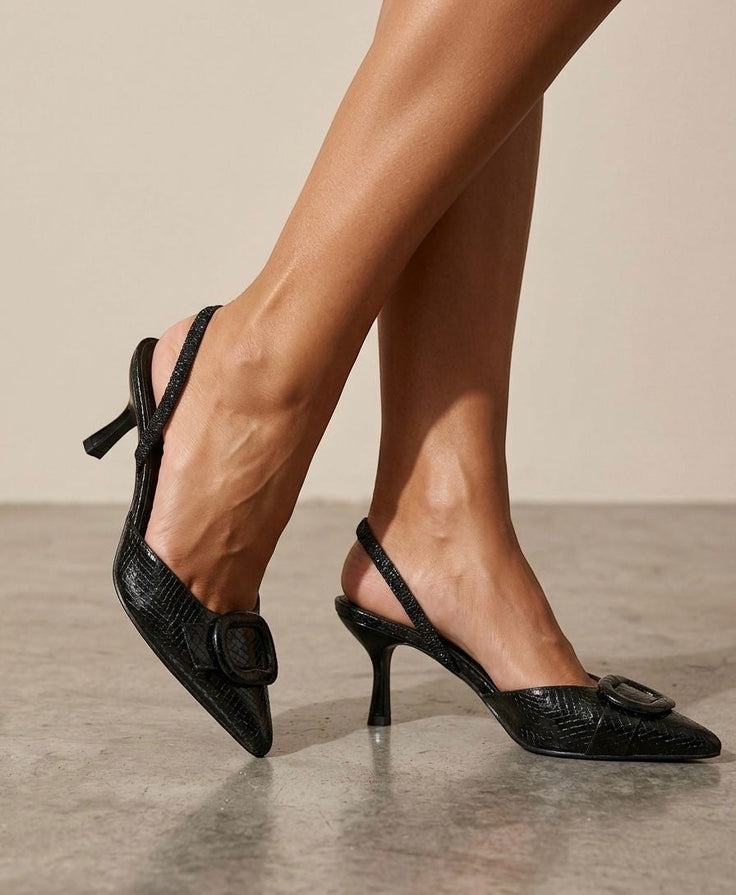 YSOLIA NOIR - SLINGBACK