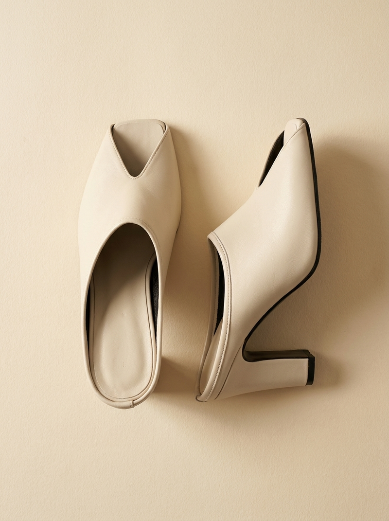 ZENAIA ECRU - MULE